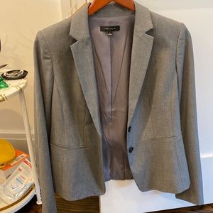 gray ann taylor blazer
